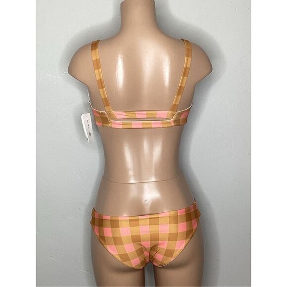 New. L*SPACE gingham bikini. Small. Retails $189 - Picture 5 of 12